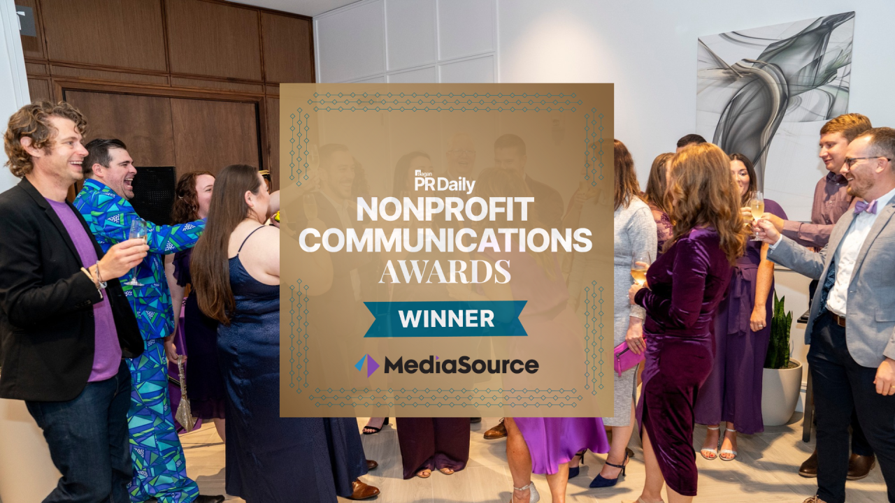 MediaSource Produces Three Winning Healthcare PR Campaigns in the 2024 PR Daily Nonprofit Communications Awards